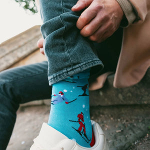 Swole Panda Socks - Ski
