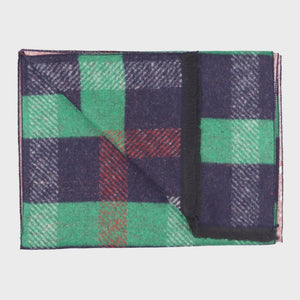 Swole Panda Scarf - Green/Navy Striped