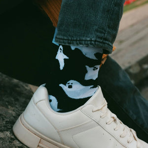 Swole Panda Socks - Ghost