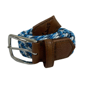 F. H. Wadsworth Elastic Stretch Belt - Blue Wave