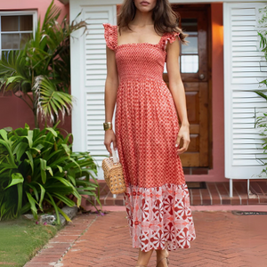 Marea Sasco Dress - Pink Porto