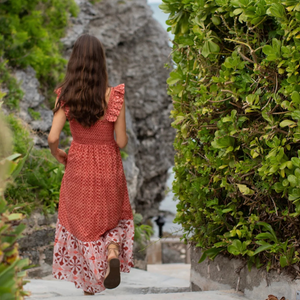 Marea Sasco Dress - Pink Porto