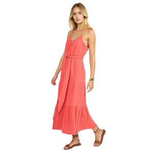 Marea  Siesta Gauze Dress - Guava