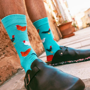 Swole Panda Socks - Rooster