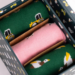Swole Panda 3 Pack Socks - Farm Gift Set