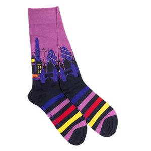 Swole Panda 4 Pack Socks - London