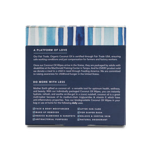 Conscious Coconut Travel Wipes Box