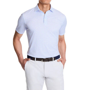 Holderness & Bourne - The Jarvis Shirt: White, Lavender & Abaco