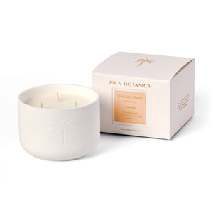 Isla Botanica Golden Hour – Grand Candle 450g, Triple Wick