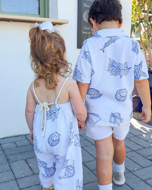 Kenny Flowers Boys Hawaiian Shirt - The Sardinia