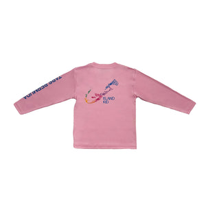 TABS Kid's Long Sleeve Sun Shirt - Pink
