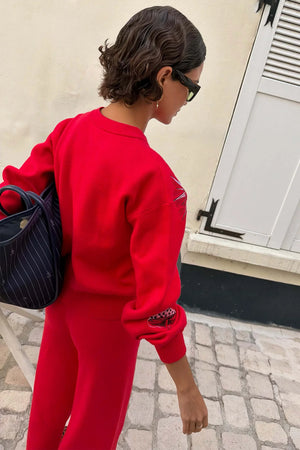 Never Fully Dressed Red Amore Forrest Cardigan