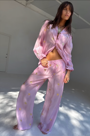 BDA Never Fully Dressed Elissa Trousers - Pink with Sun Foil