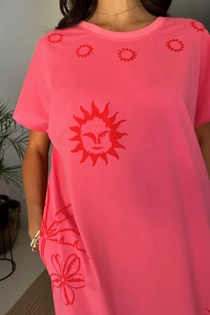 BDA Never Fully Dressed Azura Dress - Pink and Red