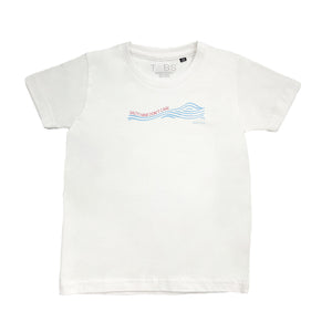 Kid's T-Shirt - Salty Hair (White)