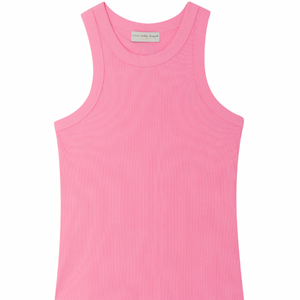 Never Fully Dressed Ribbed Tank Top - Pink