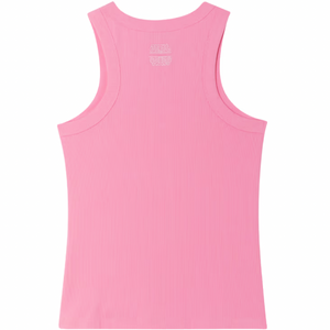 Never Fully Dressed Ribbed Tank Top - Pink