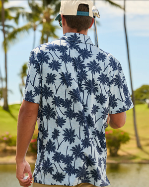 Kenny Flowers Short Sleeve Shirt - The Palmera Heathered Golf Shirt