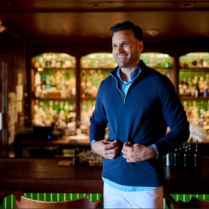 Men's 1/4 Zip Pullover - Royal Navy Dockyard