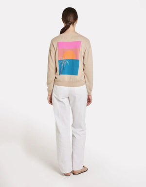 Brodie Sydney Sunset Cardigan - Ice Water