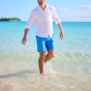 Men's Five-Star Stretch Bermudas - Atlantic Blue