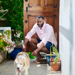 TABS Bermuda pink linen shirt