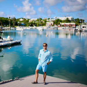 TABSBermuda_Mens_LSCheckShirt_Green_front