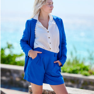 Women's Tencel Vintage Short - Atlantic Blue
