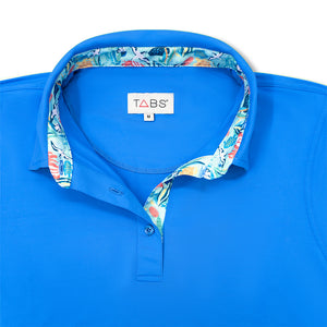 Women's Performance Polo - Atlantic Blue