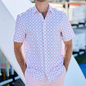 TABS Men's Short Sleeve Performance Shirt - Eagle Ray