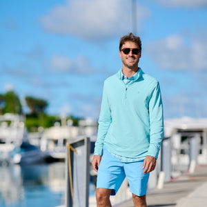 TABS_Bermuda_mens_sweater_turquoise_front