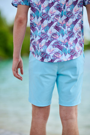 The Loren Men's Short Sleeve Cabana Shirt - Birds of Paradise