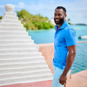 Men's Five-Star Stretch Bermudas - Bluebird