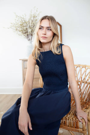 Marea Charlotte skirt - Navy