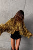 Never Fully Dressed Gold Fringe Jacket