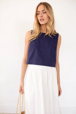 Marea Josie Tank - Navy