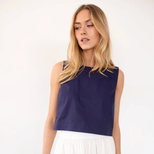 Marea Josie Tank - Navy