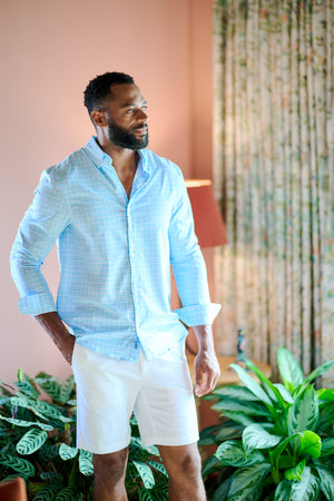 TABS Men's Button Up Checked Shirt - Fairwinds Lane