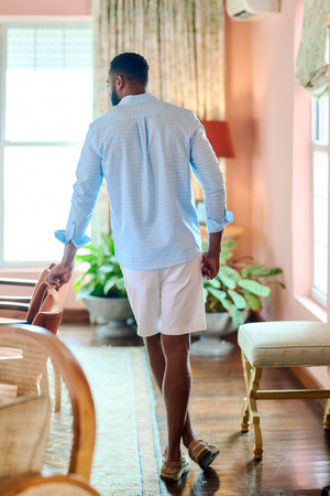 TABS Men's Button Up Checked Shirt - Fairwinds Lane