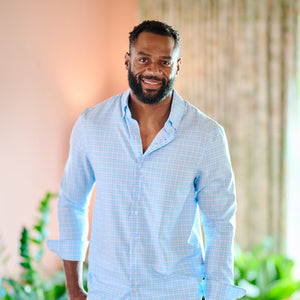 TABS Men's Button Up Checked Shirt - Fairwinds Lane