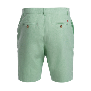TABS Mens Sea Glass Green cotton linen Bermuda shorts