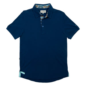 Men's Cotton Polo - True Navy