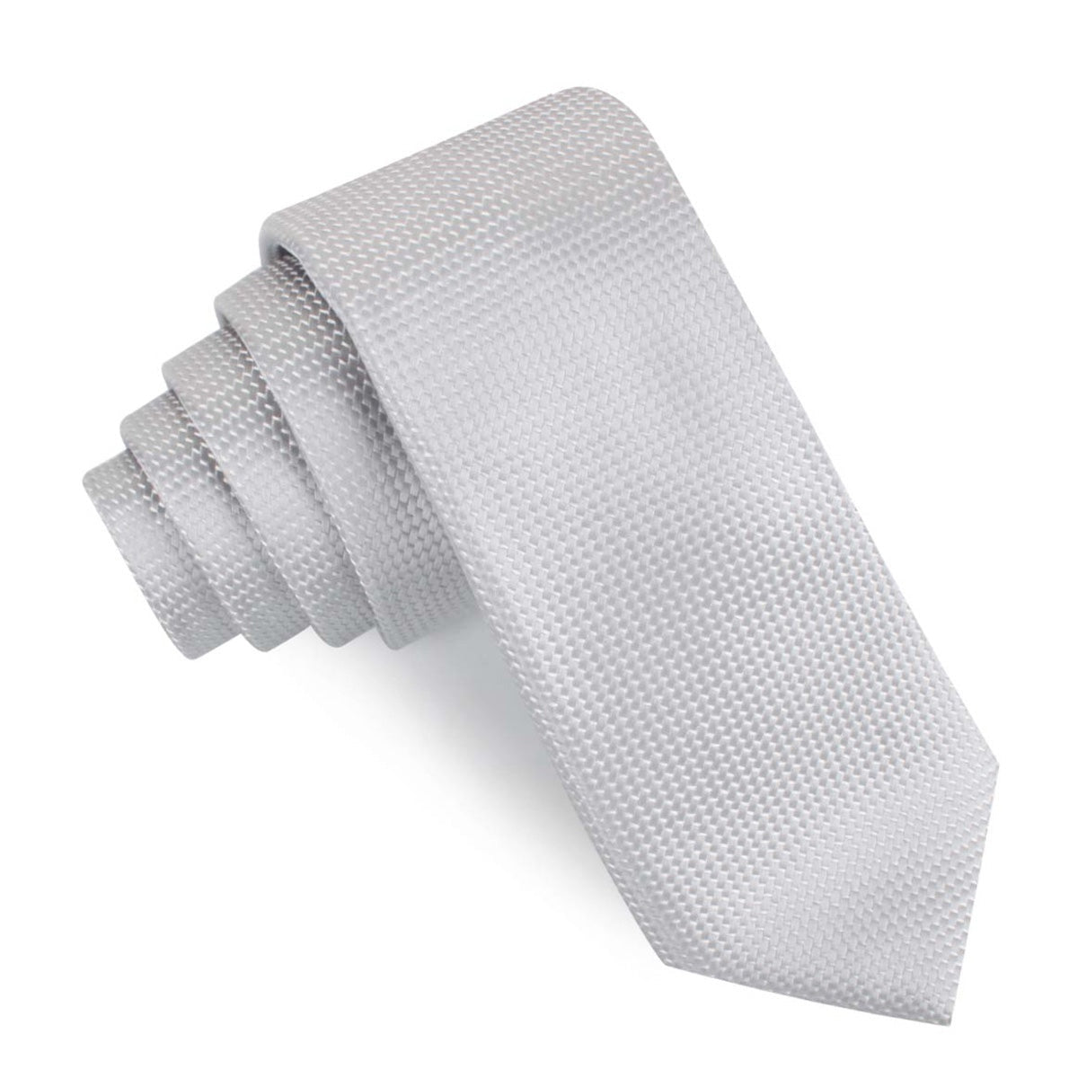 OTAA Tie - Grey Oxford Weave