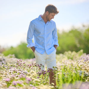 Men's Stretch Bermudas - Longtail White