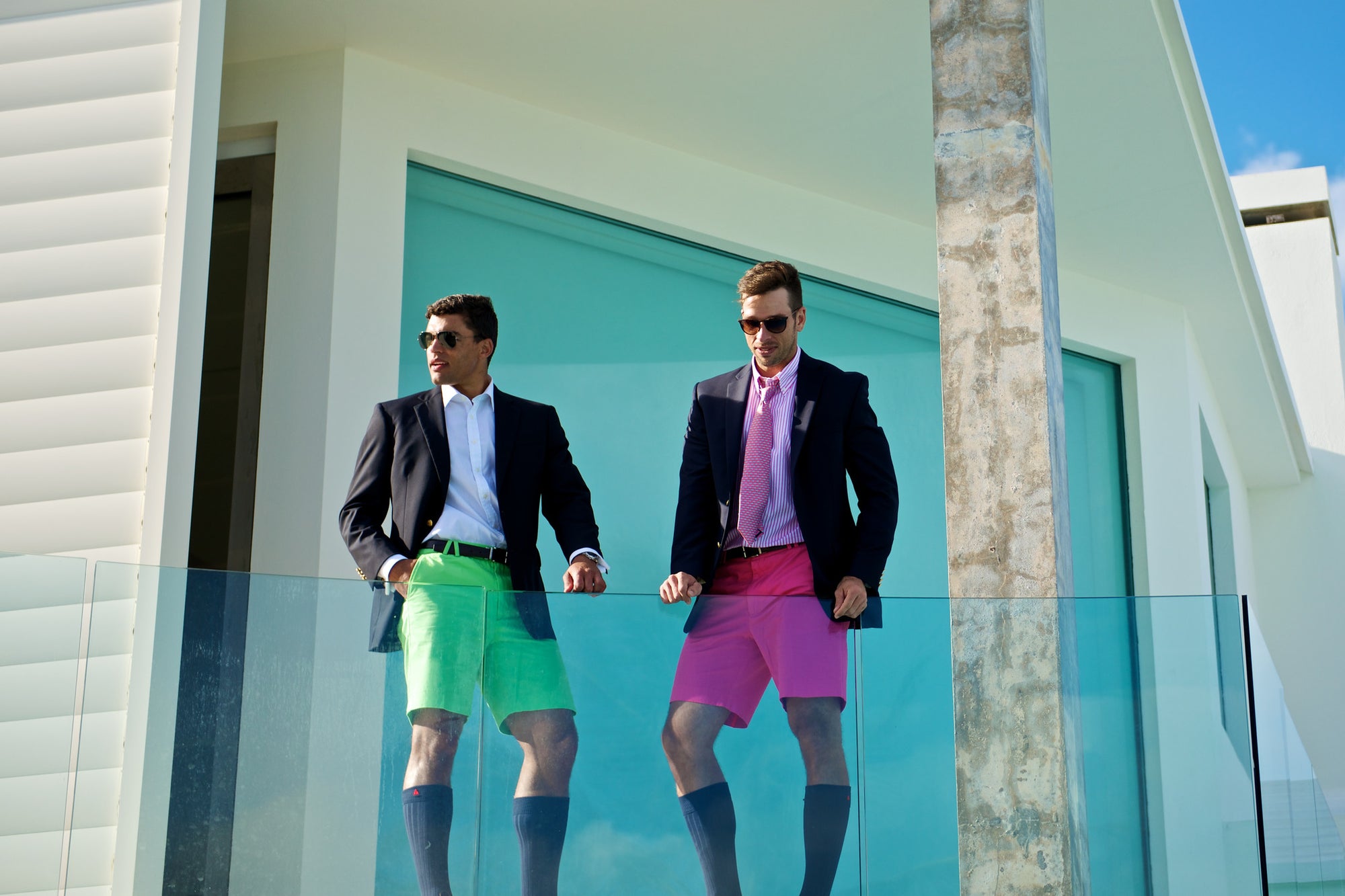 Bermuda Shorts in Cotton Twill