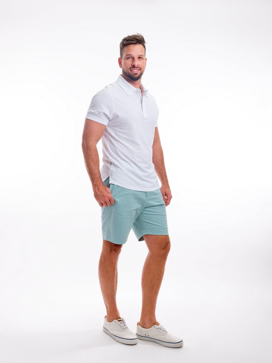 Bermuda Shorts in Stretch Cotton