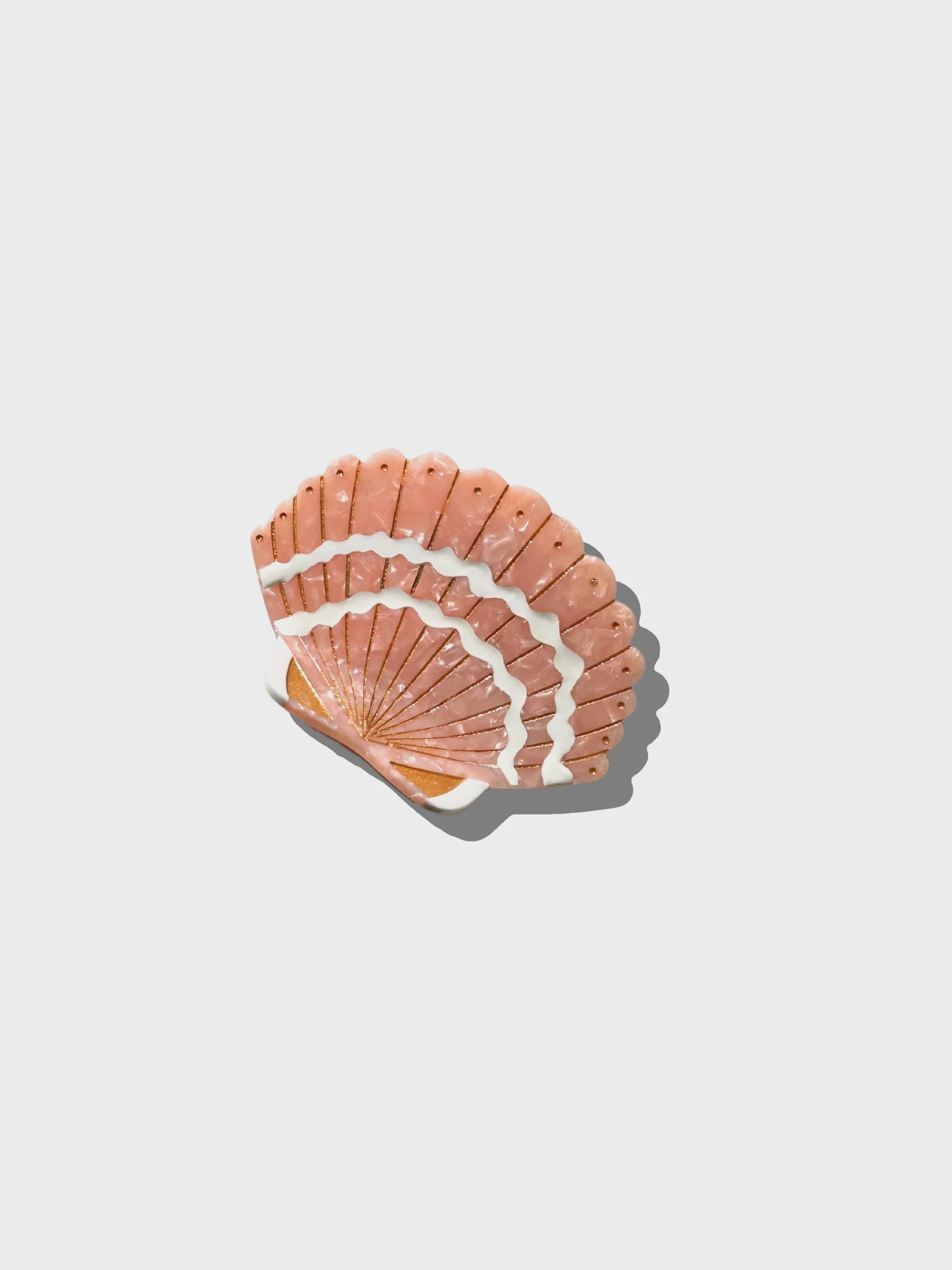 BDA Solar Eclipse Seashell Claw Clip - Pink