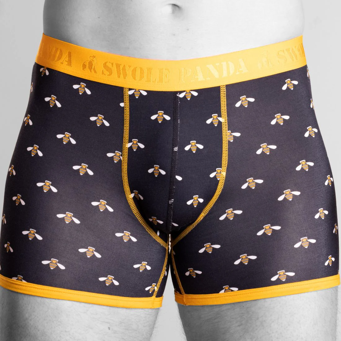 Swole Panda Boxers - Bumble Bees
