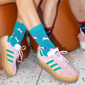 Swole Panda Socks - Unicorn