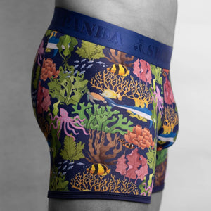 Swole Panda Boxers - Marine